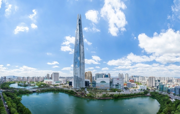 ▲롯데월드타워 전경. ⓒ롯데