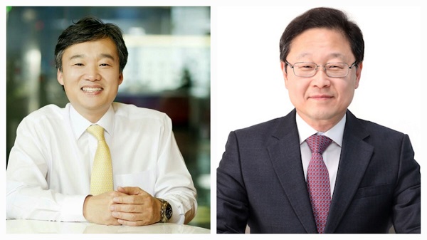 ▲KT 대표이사 후보 중 사내이사인 윤경림 현 KT 그룹트랜포메이션부문장(왼쪽)과 신수정 현 KT 엔터프라이즈부문장. ⓒKT