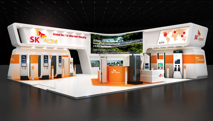 ▲SK시그넷 부스 조감도. ⓒSK시그넷