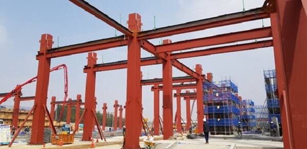 ▲P-Box Column 적용 현장. ⓒ포스코