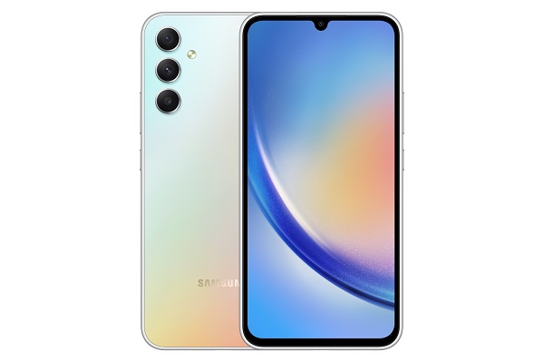 ▲삼성전자 갤럭시A34 어썸 실버. ⓒ삼성전자