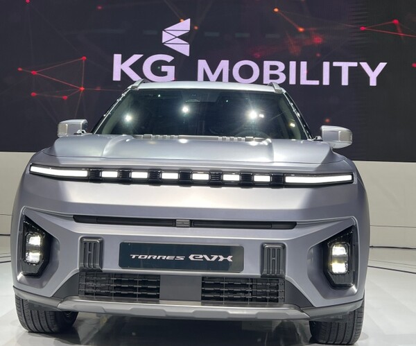▲KG모빌리티 토레스 EVX. ⓒ김건 기자
