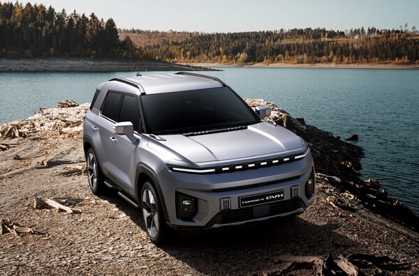 ▲KG모빌리티 토레스 EVX. ⓒKG모빌리티