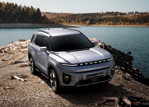 ▲KG모빌리티 토레스 EVX. ⓒKG모빌리티