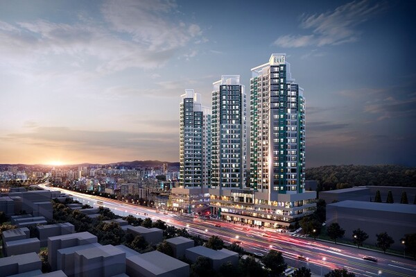 ▲엘리프 미아역 투시도. ⓒ계룡건설