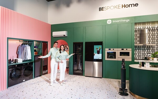 ▲삼성전자 비스포크 가전 커넥티드 익스피리언스존. ⓒ삼성전자