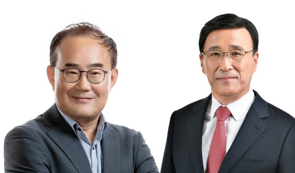 ▲현대자동차그룹 김용화 차량제어개발센터장 겸 연구개발기획조정실장(왼쪽)과 박정국 연구개발본부장(사장). ⓒ현대자동차그룹