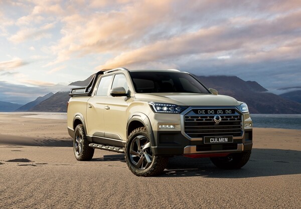 ▲KG모빌리티 렉스턴 스포츠&칸 쿨멘. ⓒKG모빌리티