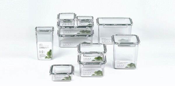 ▲SK케미칼 에코젠 소재로 제작된 밀폐용기 '에코젠 프로'. ⓒSK케미칼