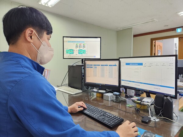 ▲ZERO wwt 솔루션을 적용해 수처리시설을 운영하는 모습. ⓒSK에코플랜트