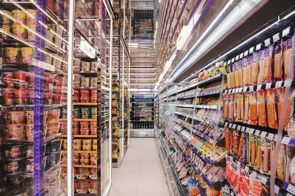 ▲CU 플래그십 스토어 진열공간. ⓒBGF리테일