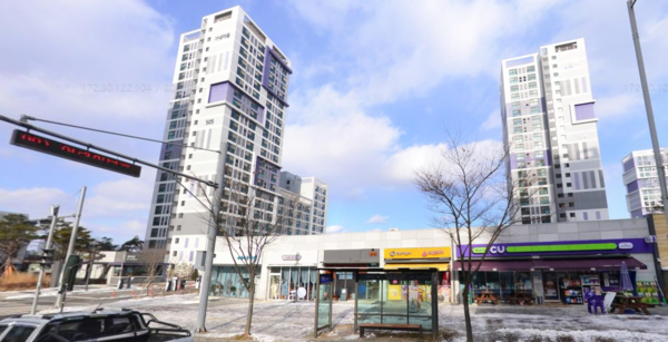 ▲평택소사벌 가내마을 5단지 희망상가 전경. ⓒLH