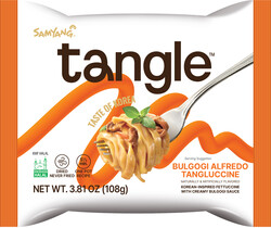 ▲탱글 불고기 알프레도 탱글루치니. ⓒ삼양식품