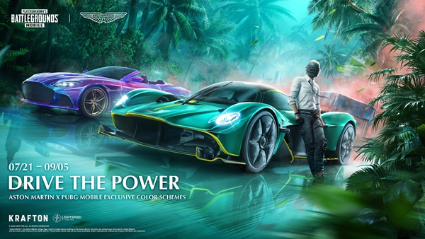 ▲크래프톤은 자사 모바일 게임 배틀그라운드 모바일이 영국 스포츠카 브랜드 '애스턴마틴'과 파트너십을 맺었다고 21일 밝혔다. ⓒ크래프톤