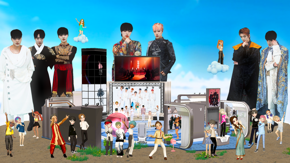 ▲보이그룹 킹덤의 스페셜 이프홈. ⓒSK텔레콤