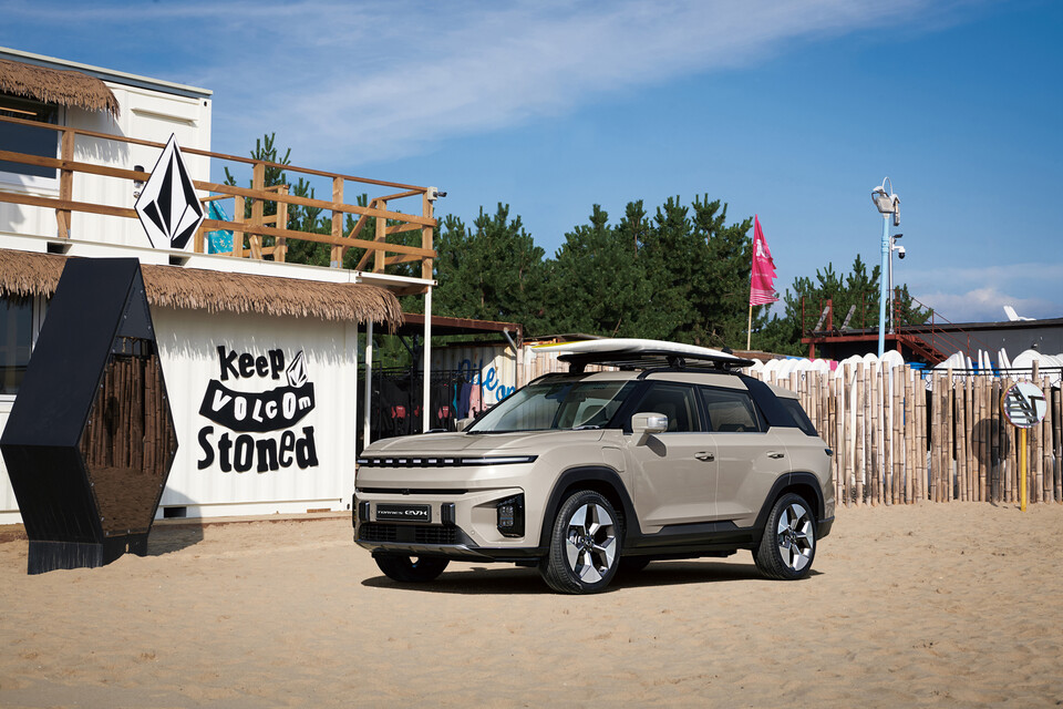 ▲토레스EVX. ⓒKG모빌리티