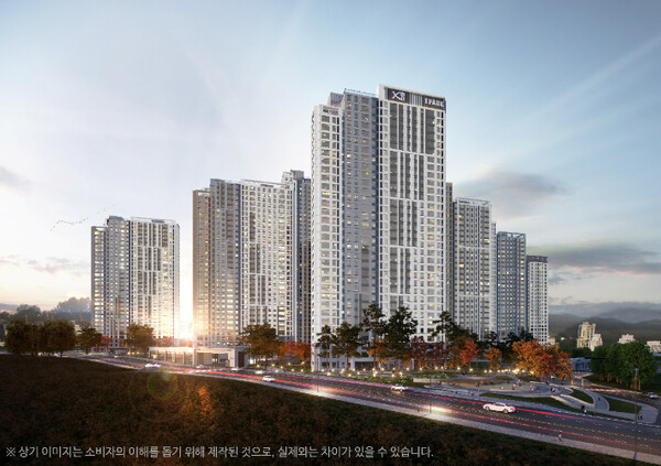 ▲'둔산 자이 아이파크' 투시도. ⓒGS건설