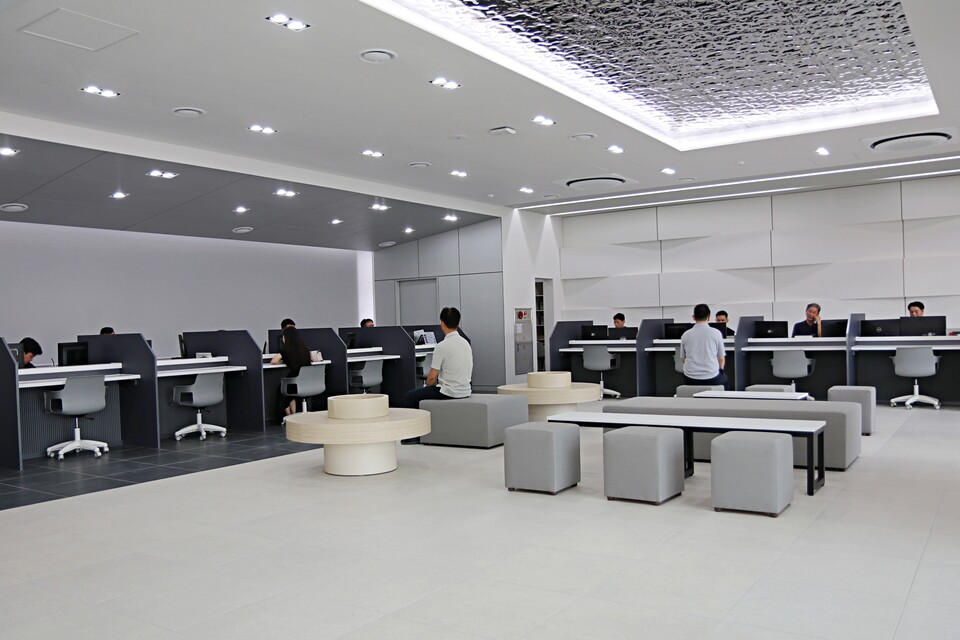 ▲광역서비스센터 내부. ⓒKG모빌리티