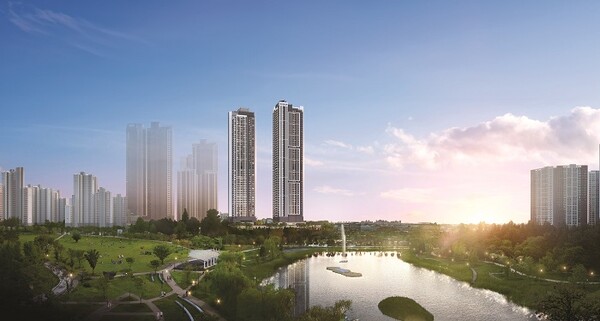 ▲전주 에코시티 한양수자인 디에스틴 조감도. ⓒ한양