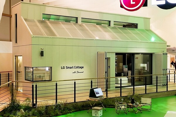 ▲IFA 2023에 선보인 유럽형 스마트코티지. ⓒGS건설