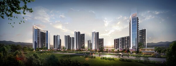 ▲구로구 보광아파트 재건축 투시도. ⓒ대우건설