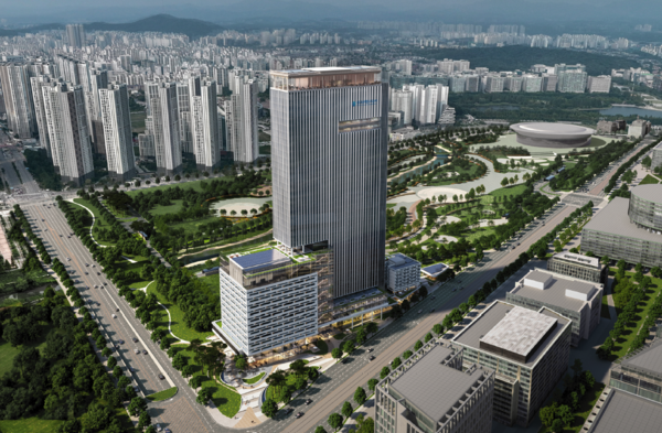 ▲경기고양 기업성장센터 조감도. ⓒ동부건설