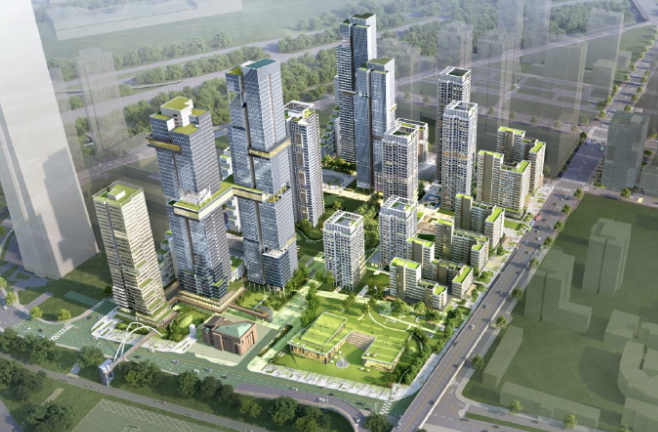 ▲서울시 신속통합기획안에 첨부된 여의도 시범아파트 경관 이미지 ⓒ서울시