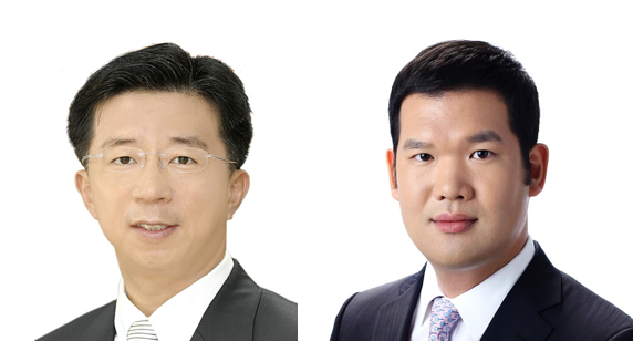 ▲임병용 GS건설 부회장(왼쪽), 허윤홍 GS건설 미래혁신대표. ⓒGS건설