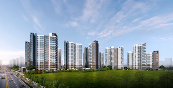 ▲중흥S-클래스 에코델타시티 투시도. ⓒ중흥토건