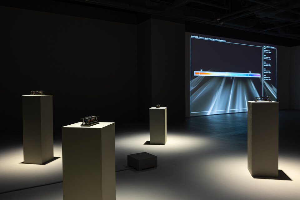 ▲태광그룹 세화미술관은 18일부터 다음달 26일까지 흥국생명이 후원하는 논알고리즘 챌린지의 첫번째 전시회 ‘귀맞춤(Tuning the Ears)’ 展을 진행한다. 사진은 원우리 작가의 ‘음정 응답’. ⓒ태광그룹