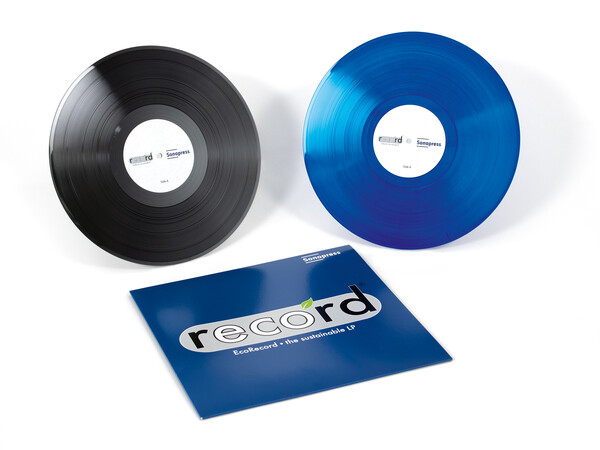 ▲SK케미칼과 소노프레스가 공동개발한 에코레코드 LP판. ⓒSK케미칼