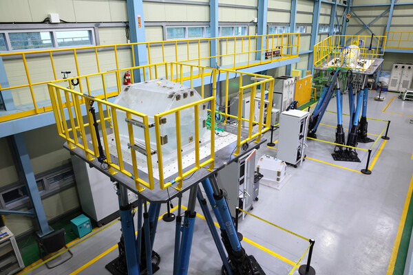 ▲슬로싱 모션 플랫폼. ⓒ한화오션