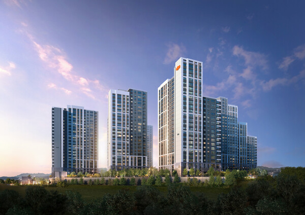 ▲'e편한세상 원주 프리모원' 투시도. ⓒDL이앤씨