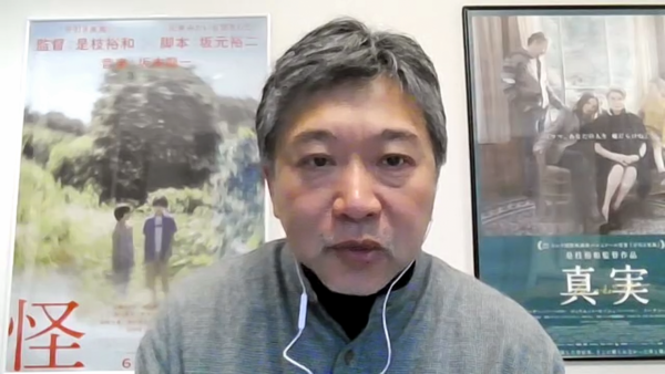 ▲'괴물' 화상 기자간담회에 참석한 고레에다 히로카즈 감독. ⓒ▲NEW