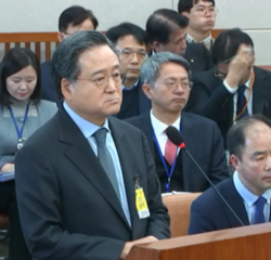 ▲허영인 SPC그룹 회장. ⓒ국회인터넷의사중계시스템