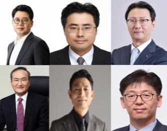 ▲(왼쪽부터)박상규 SK이노베이션 총괄사장, 장호준 SK트레이딩인터내셔널 사장, 오종훈 SK에너지 사장, 이석희 SK온 사장, 김원기 SK엔무브 사장, 노상구 SK인천석유화학 사장.  ⓒSK이노베이션