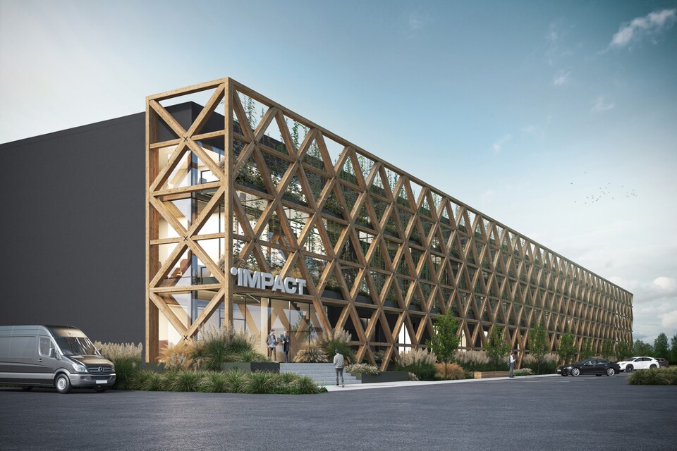 ▲ICPT 폴란드 공장 ‘기가팩토리 X 투시도’. ⓒLG에너지솔루션