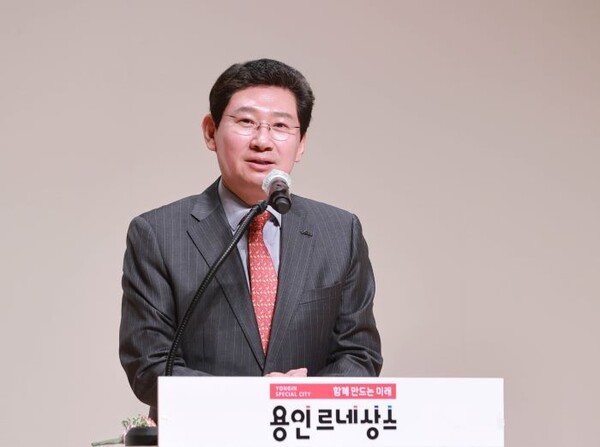 ▲격려사하는 이상일 용인특례시장 ⓒ용인특례시