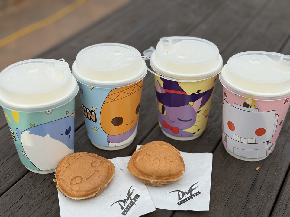 ▲던전앤파이터 대학생 프로모션 카페 단진. ⓒ넥슨