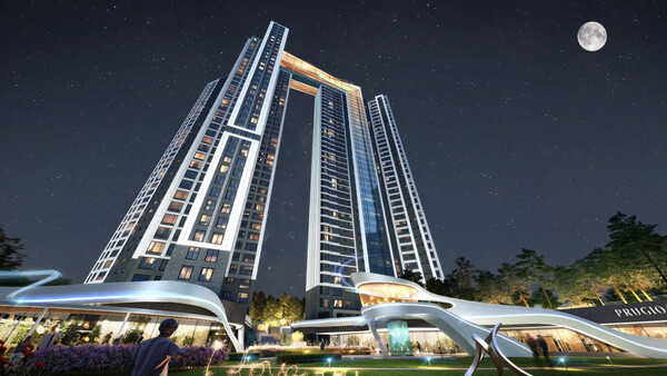 ▲안산 푸르지오 포레티넘 투시도. ⓒ대우건설