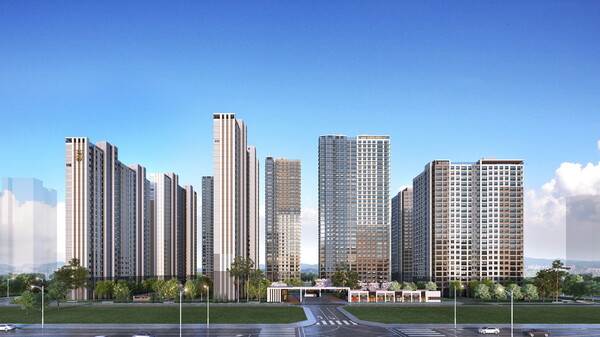 ▲평택 브레인시티 중흥S-클래스 투시도. ⓒ중흥토건