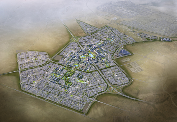 ▲쿠웨이트 압둘라 신도시 조감도. ⓒ한미글로벌