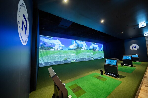 ▲미국 뉴저지에 위치한 골프존레인지 1호점 매장. ⓒ골프존