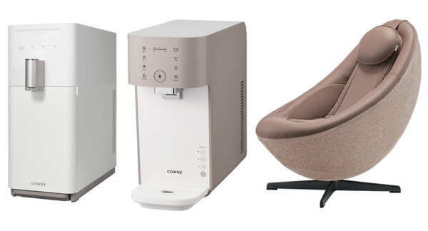 ▲G라이브에 소개되는 코웨이 대표 제품들. ⓒG마켓