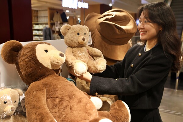 ▲테디베어 팝업스토어. ⓒ롯데백화점