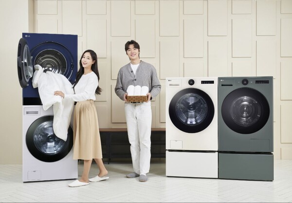 ▲LG전자 '트롬 워시타워' 건조 세탁기 ⓒLG전자