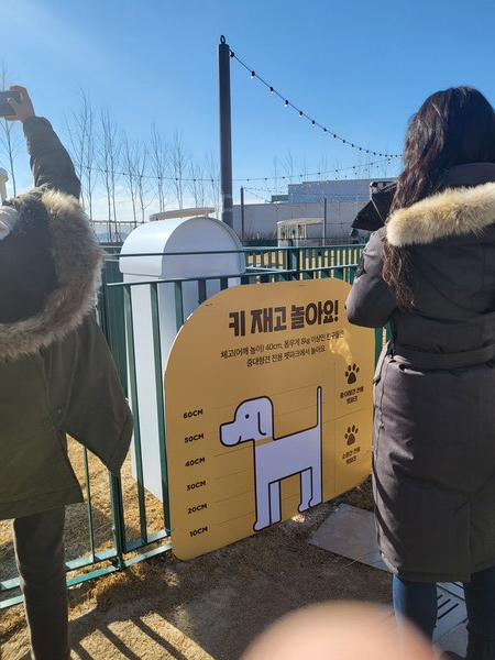 ▲반려견과 함께하는 스타가든. ⓒ최나리 기자