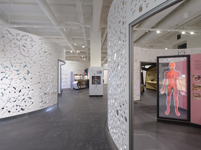 ▲LX하우시스 인조대리석 하이막스가 국립독일박물관 전시관에 적용됐다. ⓒLX하우시스