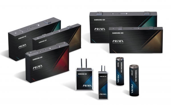 ▲삼성SDI 배터리 통합 브랜드 프라이맥스(PRiMX) 제품 라인업. ⓒ삼성SDI