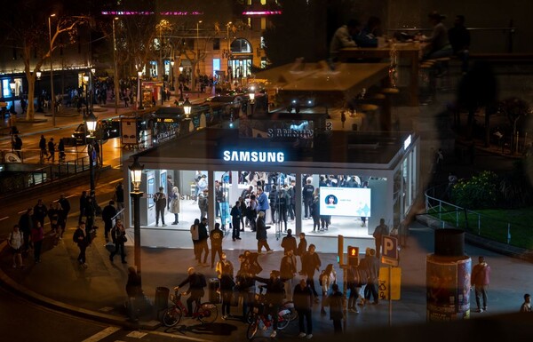 ▲스페인 바르셀로나에 오픈한 갤럭시S24 체험관. ⓒ삼성전자